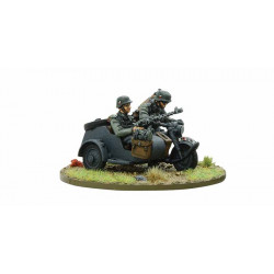 Blitzkrieg German Kradschutzen Motorcycle combination. Bolt Action.