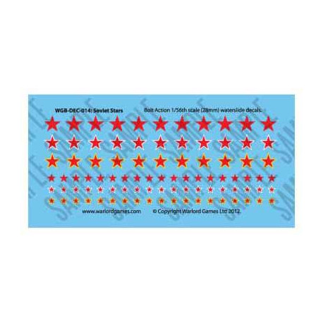 Soviet Stars decal sheet.