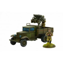 Caminhão GAZ com MMG Quad Maxim AA. Ação do parafuso.