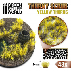 Thorny Scrubs, yellow thorns.