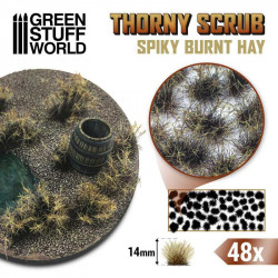 Thorny Scrubs, spiky burnt yellow.