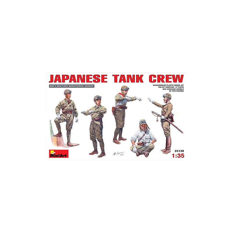 Carristas japoneses en combate. MINIART 35128