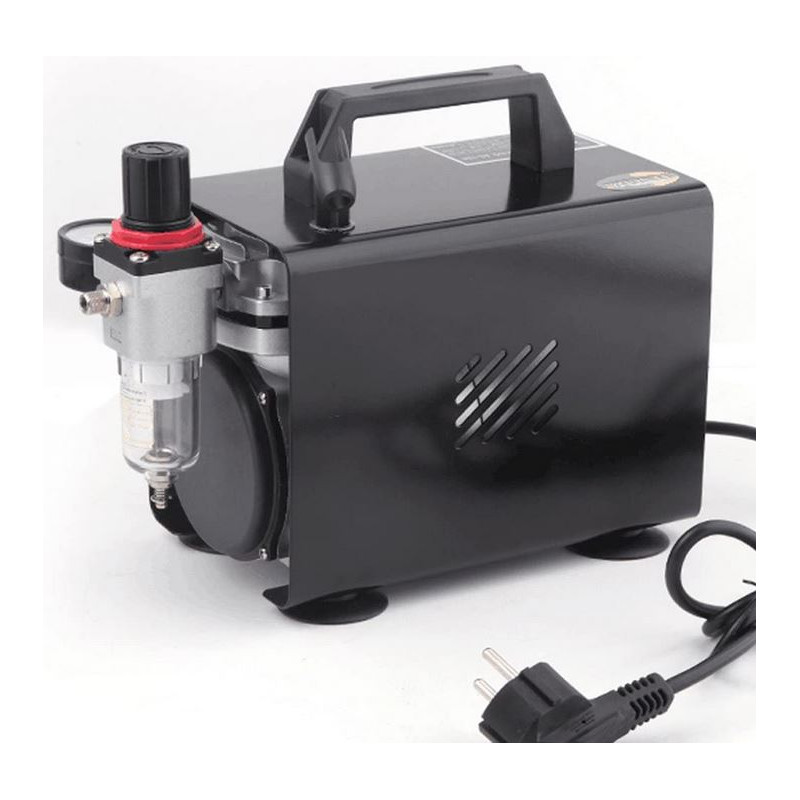 Mini compressore a pistoni.