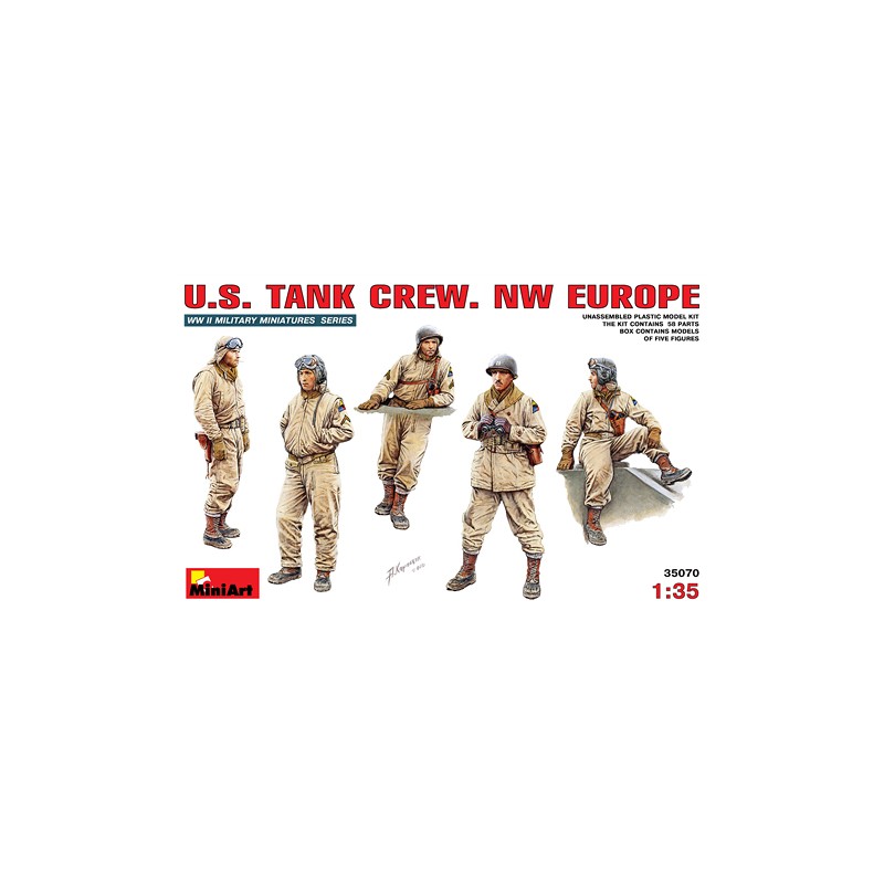 Tripulación US en el noroeste de Europa. MINIART 35070