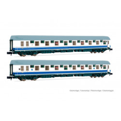 T2 sleeping coaches, Largo Recorrido livery. RENFE.