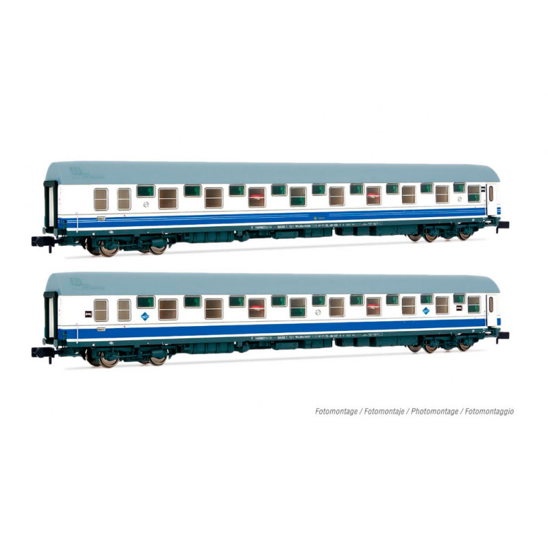 T2 sleeping coaches, Largo Recorrido livery. RENFE.