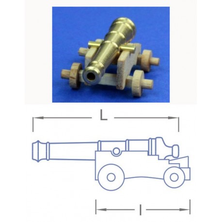 Naval cannon, 26 mm (4 pieces). RB 085-261