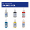 Set de pintura para barcos de pesca. Set de pintura para barcos de pesca.