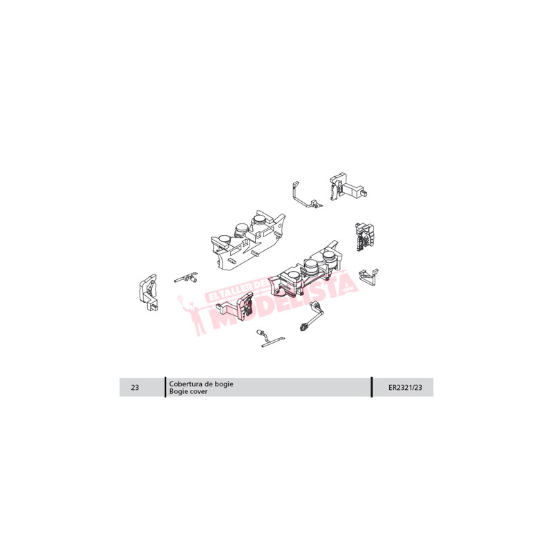 Cobertura de bogie para 352 de RENFE.