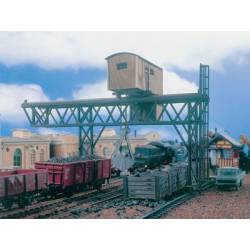 Coal loader with crane.