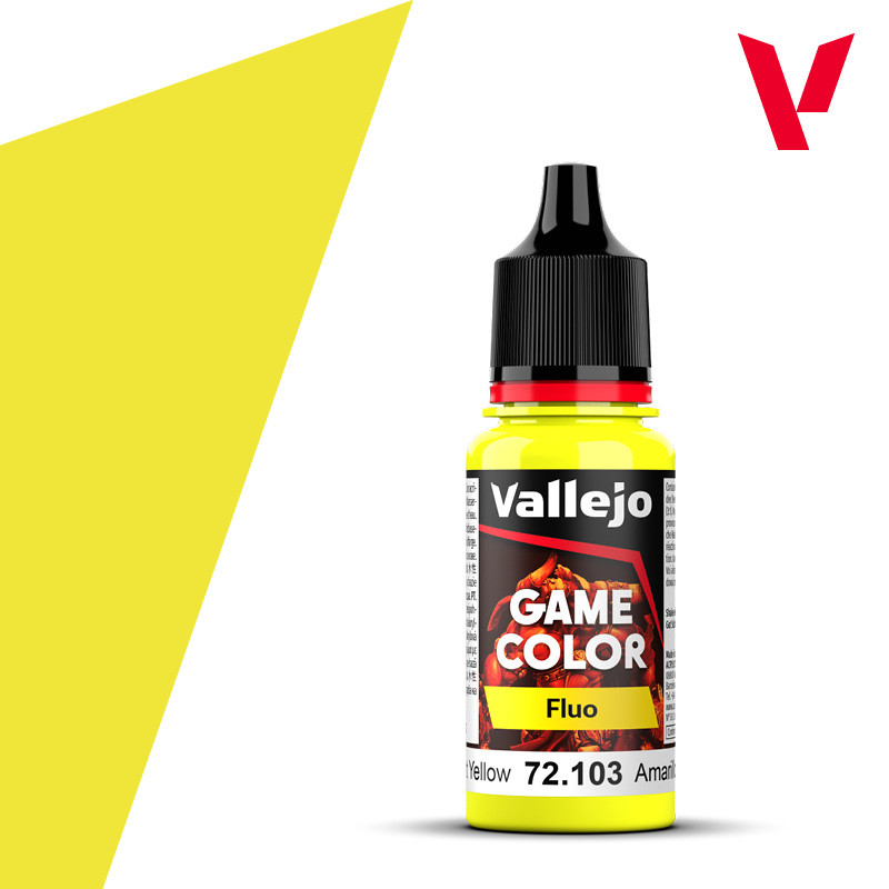 Fluorescent yellow 18 ml, #101. Fluorescent yellow 18 ml, #101.