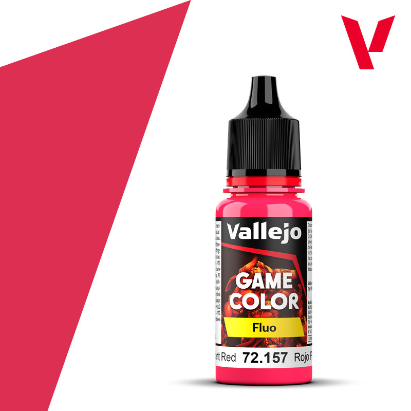 Fluorescent red 18 ml, #103. Fluorescent red 18 ml, #103.