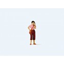 Woman with mobile phone. PREISER 28166