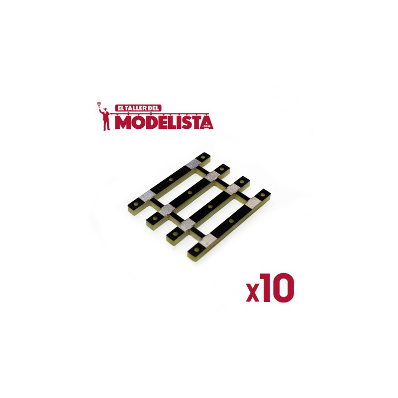 Set de traviesas para unión de módulos (x10).