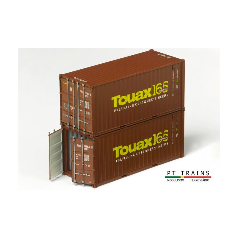 Set contenedores 20' DV ''Touaux 165 aniversario''.