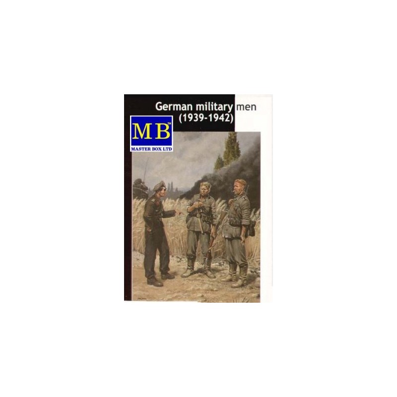 German military men (1939-1942). MASTER BOX 3510