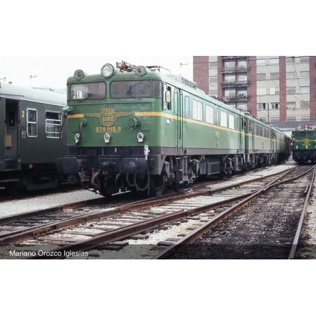 Locomotora eléctrica 279, (verde-amarillo), RENFE.