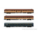 Set de 3 coches ''Media Luna'', RENFE.