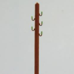 Electric wood pole. RB 2671