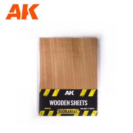 Wooden sheets A4 (x2).