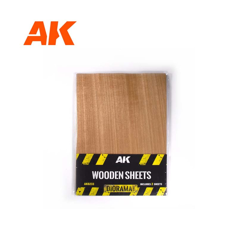 Láminas de madera (x2). AK INTERACTIVE AK8233