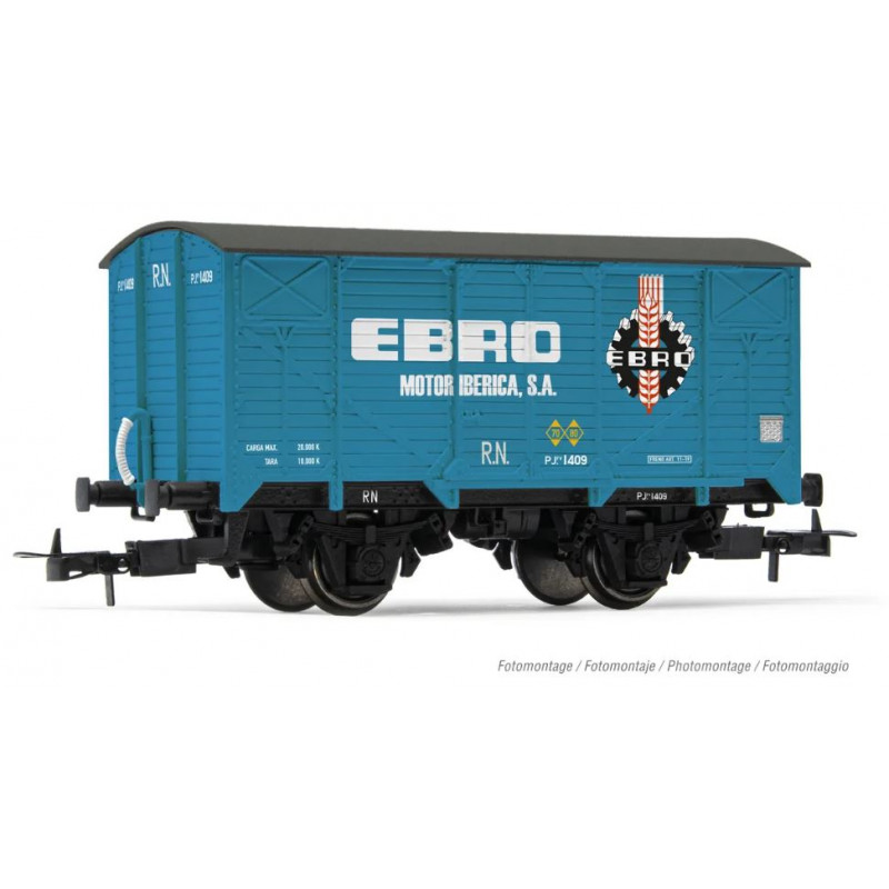 Closed wagon PJ, "Ebro". Closed wagon PJ, "Ebro".