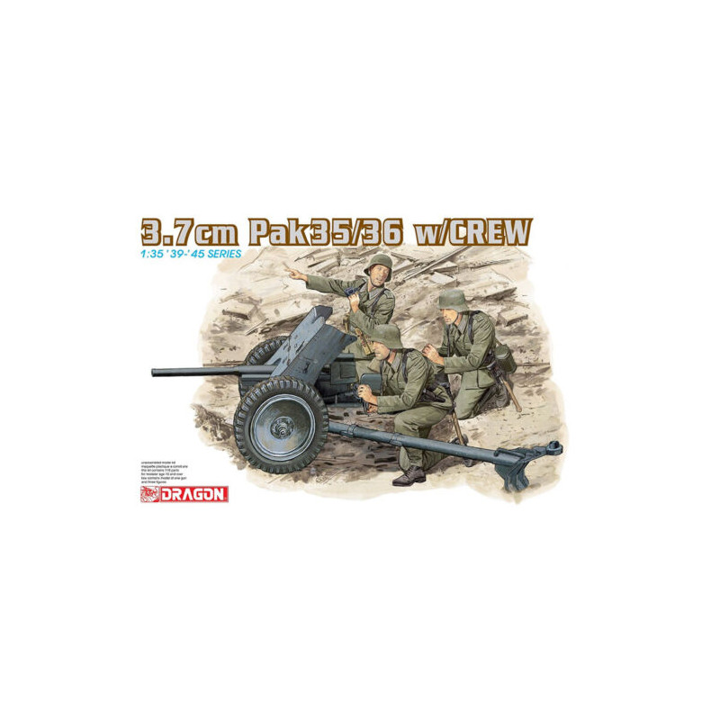 3.7 cm PAK 35/36 with crew.