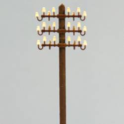 Electric wood pole. RB 2817