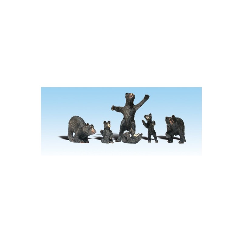 Black bears. WOODLAND SCENICS A2186