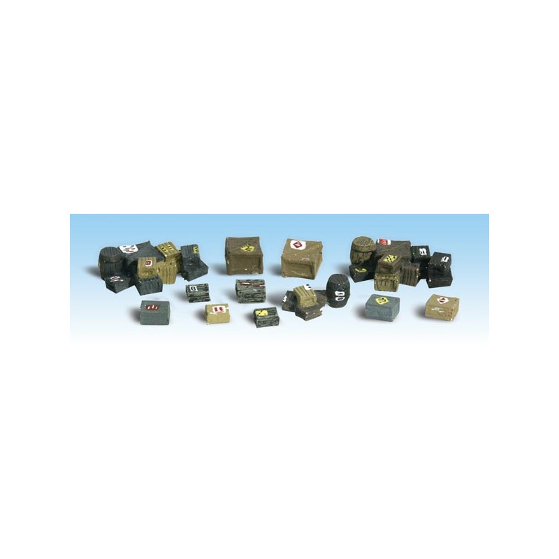Assorted crates. WOODLAND SCENICS A2162