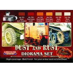 Dust and rust paint set. LIFECOLOR CS10