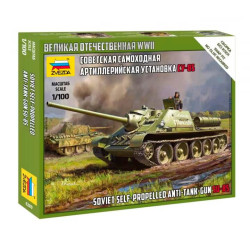 SU-85 russe autopropulsé.