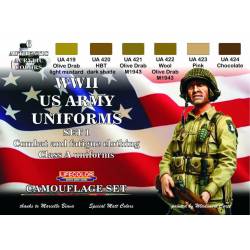 WWII US Army Uniforms Set 1. LIFECOLOR CS17