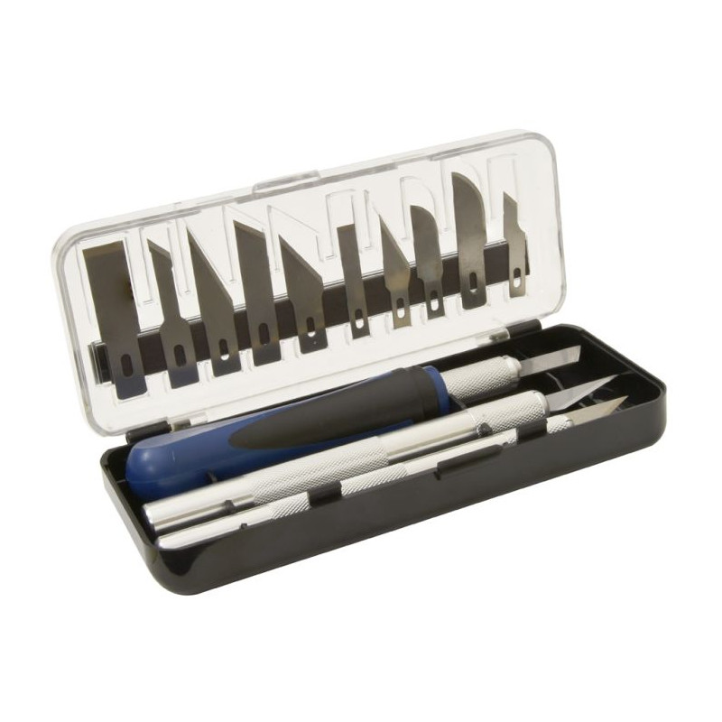 Set de cuchillas de modelismo.