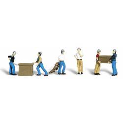 Dock workers.