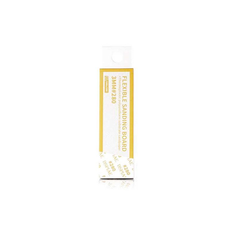 Lija flexible, 3 mm. Grano 280 (x6).