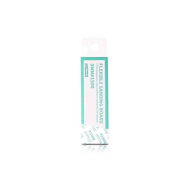 Lija flexible, 3 mm. Grano 1500 (x6). Lija flexible, 3 mm. Grano 1500 (x6).