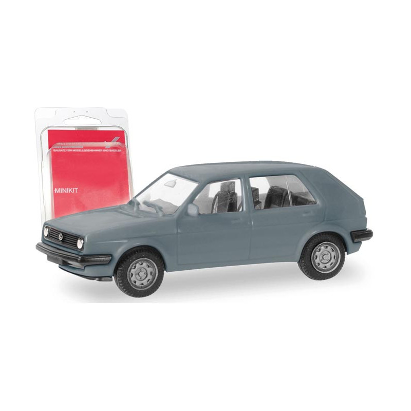 VW Golf III, 4 doors. Orange. HERPA 012355-006