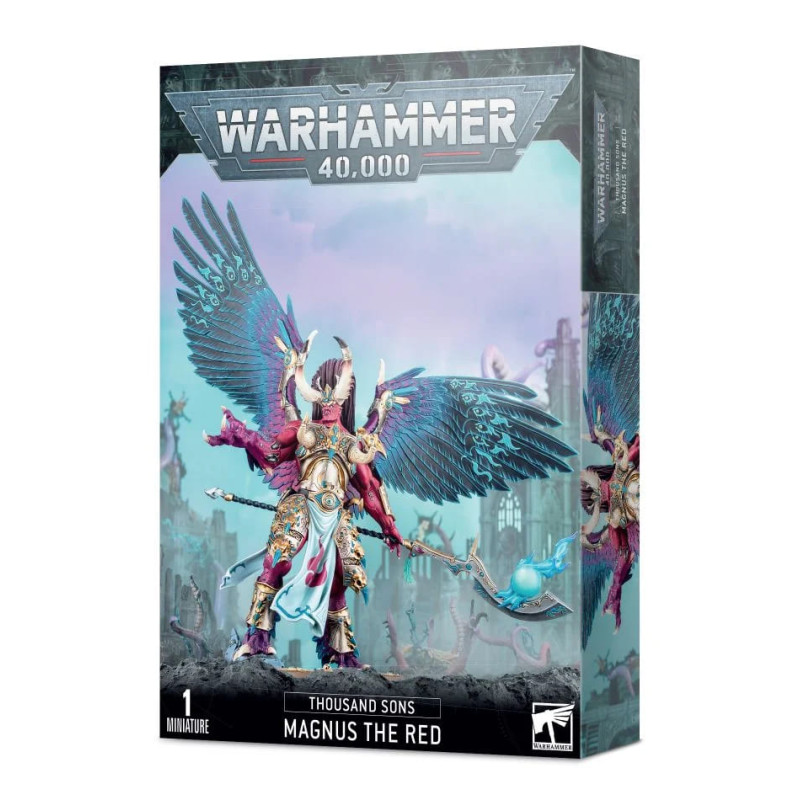 Magnus the Red, Primarch of the Thousand Sons Legion. Magnus the Red, Primarch of the Thousand Sons Legion.