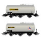 2-unit set of tank wagons, Algeco.