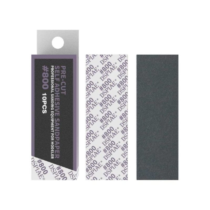 Self adhesive sandpaper, 800 grit (x10). Self adhesive sandpaper, 800 grit (x10).