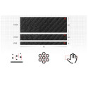 Carbon fiber sanding pad, 10 mm.