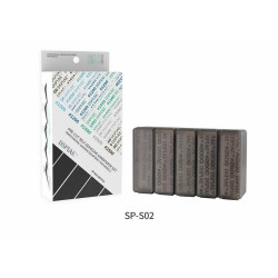 Selbstklebendes Schleifpapier. Extra feines Körnungssortiment (x100).