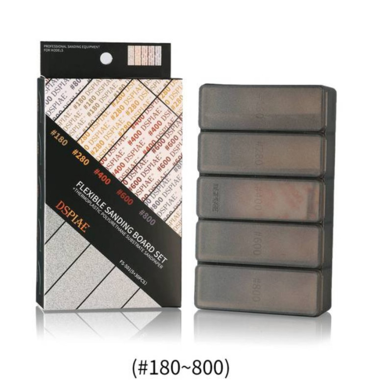 Lija flexible. Surtido grano fino (x30).