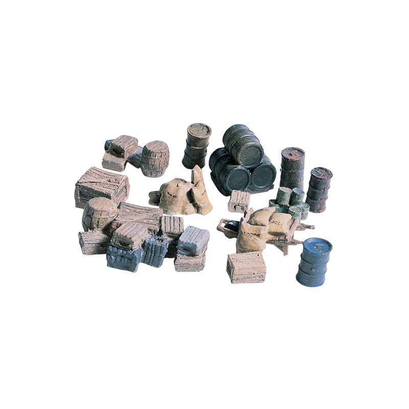 Crates, barrels and sacks. WOODLAND SCENICS D203