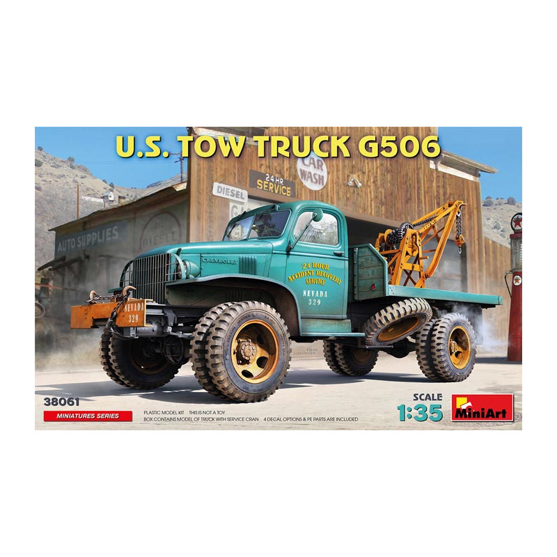 Camión 4x4 G506 con grúa.