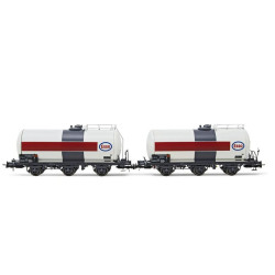 2-unit set of tank wagons, ESSO.