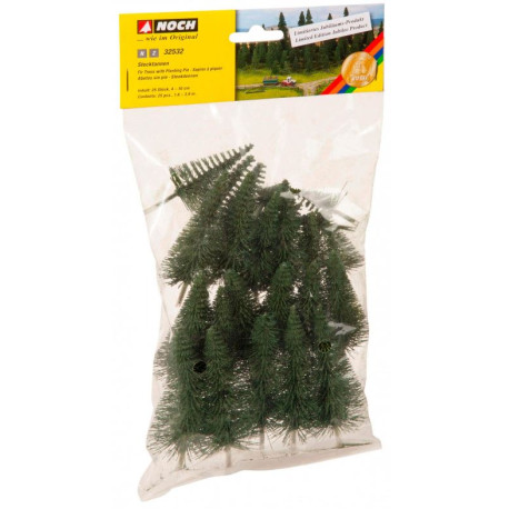 Fir trees with planting pin.