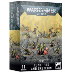 Orks: Runtherd e Gretchin.