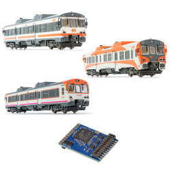 21 pins decoder for RENFE 596 diesel railcar.